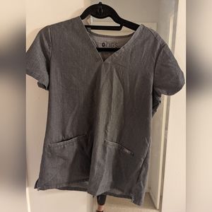 Women's figs graphite casma three pocket scrub top